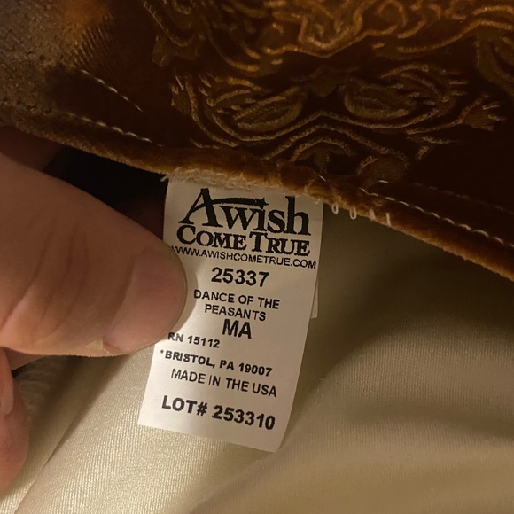 Dance of the Peasants Dress Brown - Picture 3 of 3